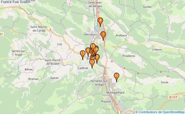plan France Foix Associations France Foix : 14 associations