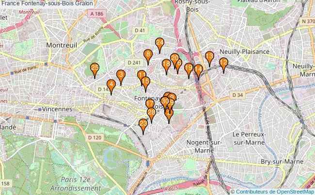 plan France Fontenay-sous-Bois Associations France Fontenay-sous-Bois : 124 associations