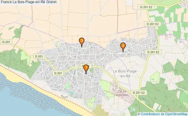 plan France Le Bois-Plage-en-Ré Associations France Le Bois-Plage-en-Ré : 4 associations