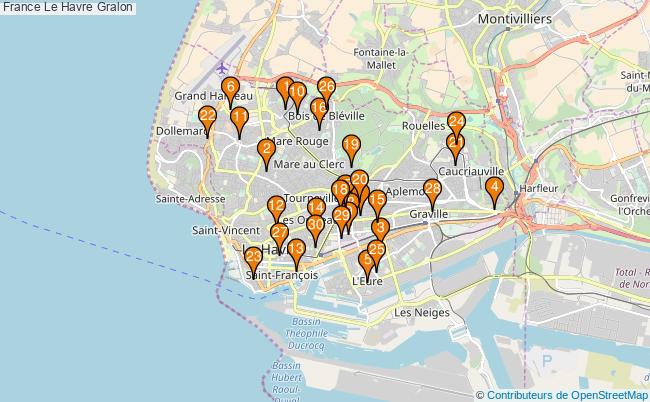 plan France Le Havre Associations France Le Havre : 137 associations