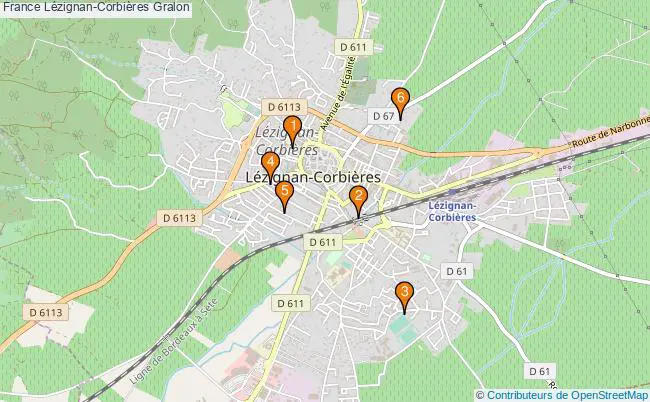 plan France Lézignan-Corbières Associations France Lézignan-Corbières : 6 associations