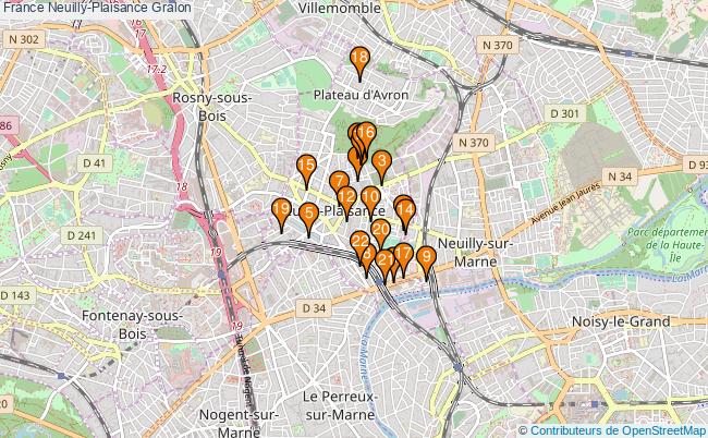 plan France Neuilly-Plaisance Associations France Neuilly-Plaisance : 26 associations
