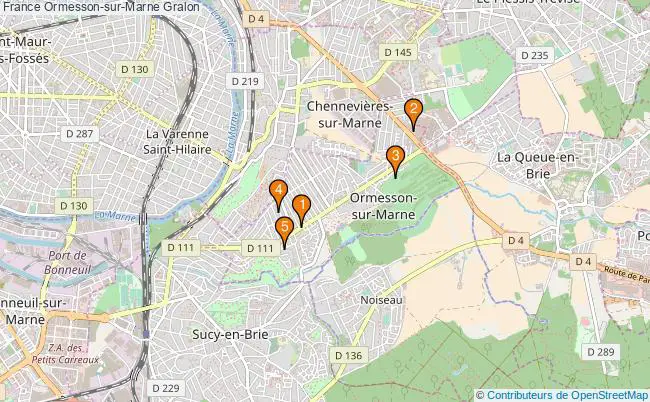 plan France Ormesson-sur-Marne Associations France Ormesson-sur-Marne : 7 associations