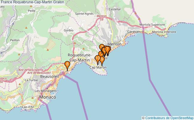 plan France Roquebrune-Cap-Martin Associations France Roquebrune-Cap-Martin : 11 associations