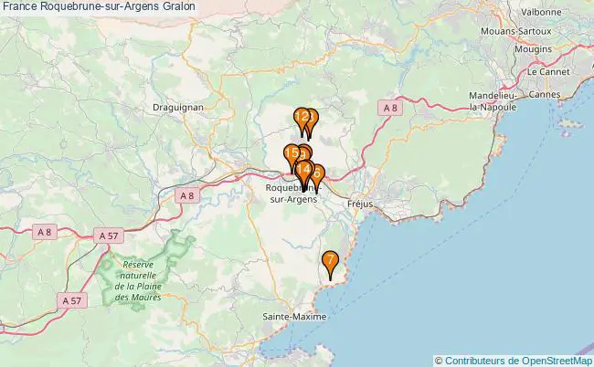 plan France Roquebrune-sur-Argens Associations France Roquebrune-sur-Argens : 22 associations