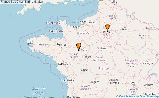 plan France Sablé-sur-Sarthe Associations France Sablé-sur-Sarthe : 13 associations