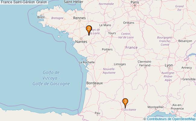 plan France Saint-Géréon Associations France Saint-Géréon : 3 associations