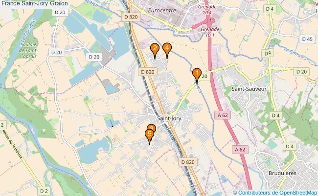 plan France Saint-Jory Associations France Saint-Jory : 7 associations