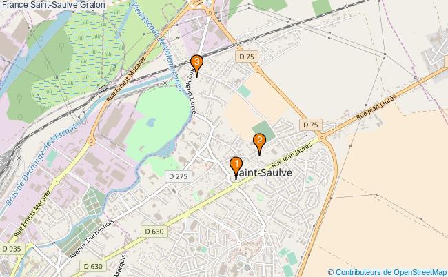 plan France Saint-Saulve Associations France Saint-Saulve : 5 associations