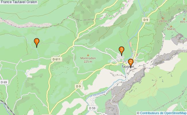 plan France Tautavel Associations France Tautavel : 3 associations