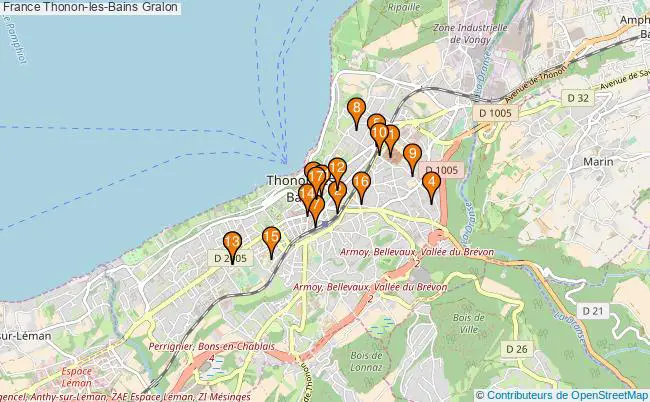 plan France Thonon-les-Bains Associations France Thonon-les-Bains : 15 associations