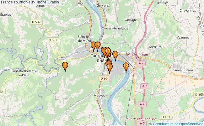 plan France Tournon-sur-Rhône Associations France Tournon-sur-Rhône : 16 associations