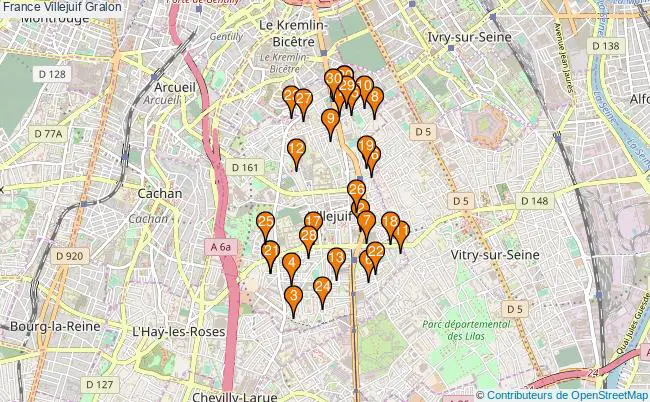 plan France Villejuif Associations France Villejuif : 159 associations