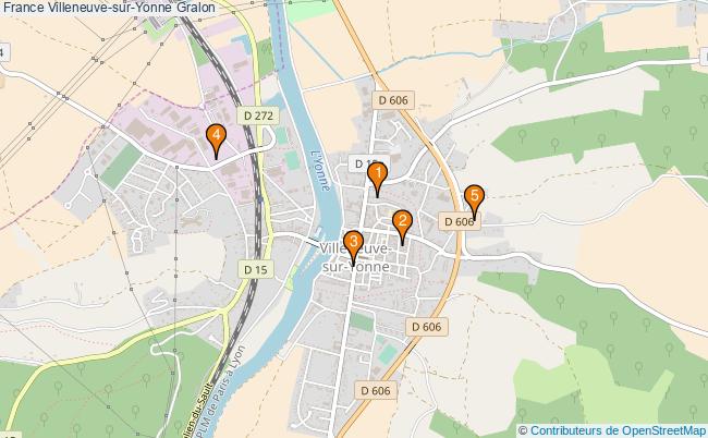 plan France Villeneuve-sur-Yonne Associations France Villeneuve-sur-Yonne : 6 associations