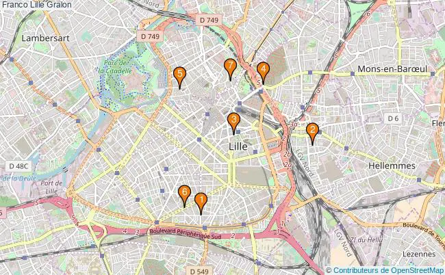 plan Franco Lille Associations Franco Lille : 9 associations