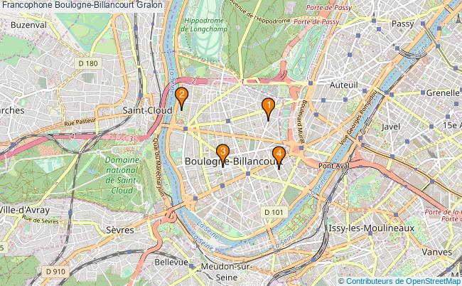 plan Francophone Boulogne-Billancourt Associations francophone Boulogne-Billancourt : 6 associations