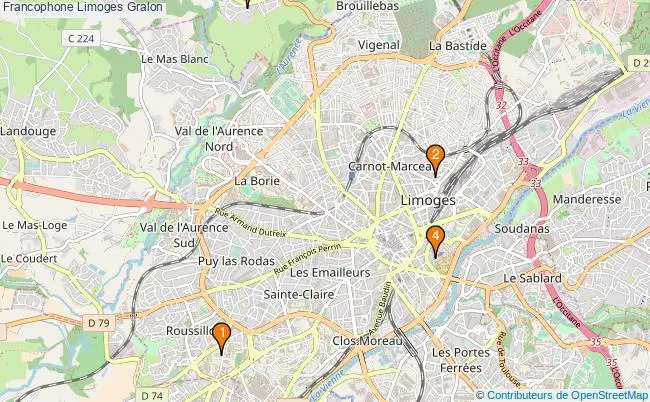 plan Francophone Limoges Associations francophone Limoges : 4 associations
