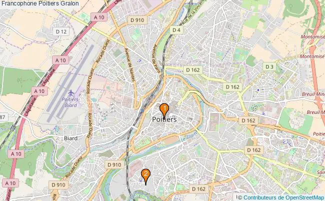 plan Francophone Poitiers Associations francophone Poitiers : 4 associations