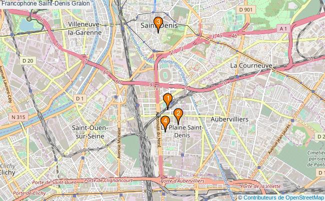 plan Francophone Saint-Denis Associations francophone Saint-Denis : 4 associations