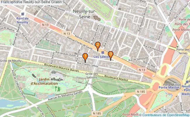 plan Francophonie Neuilly-sur-Seine Associations Francophonie Neuilly-sur-Seine : 3 associations