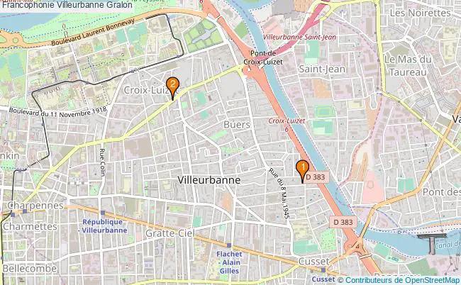 plan Francophonie Villeurbanne Associations Francophonie Villeurbanne : 4 associations