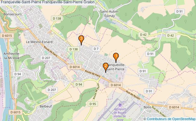 plan Franqueville-Saint-Pierre Franqueville-Saint-Pierre Associations Franqueville-Saint-Pierre Franqueville-Saint-Pierre : 3 associations
