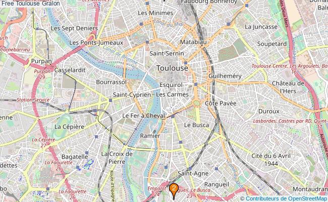 plan Free Toulouse Associations Free Toulouse : 3 associations