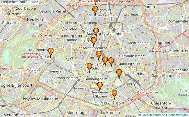 plan Fréquence Paris Associations fréquence Paris : 23 associations