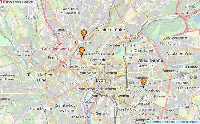 plan Fusion Lyon Associations Fusion Lyon : 4 associations