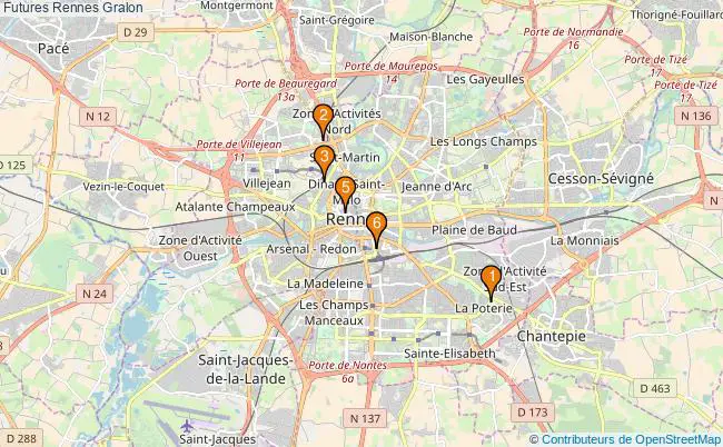 plan Futures Rennes Associations Futures Rennes : 9 associations