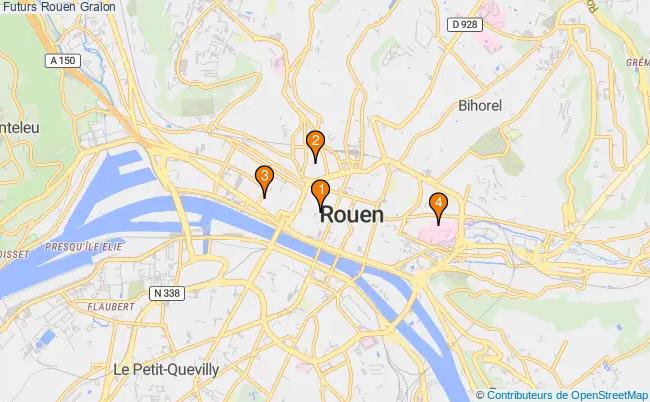 plan Futurs Rouen Associations futurs Rouen : 4 associations