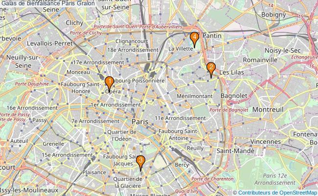 plan Galas de bienfaisance Paris Associations galas de bienfaisance Paris : 4 associations