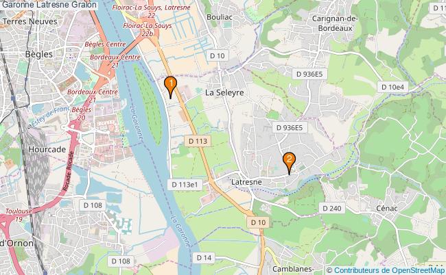 plan Garonne Latresne Associations Garonne Latresne : 3 associations