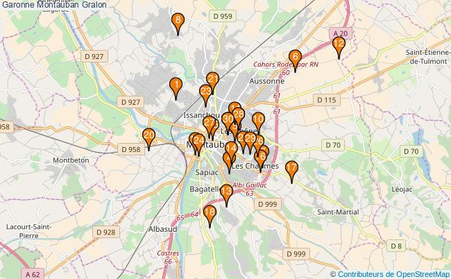 plan Garonne Montauban Associations Garonne Montauban : 51 associations