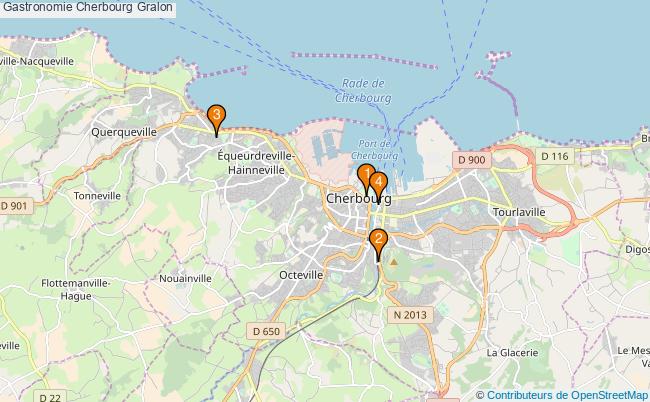 plan Gastronomie Cherbourg Associations Gastronomie Cherbourg : 4 associations