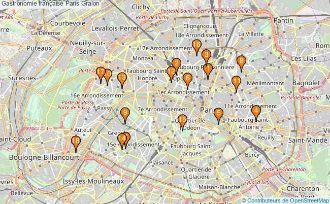 plan Gastronomie française Paris Associations gastronomie française Paris : 27 associations