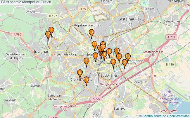 plan Gastronomie Montpellier Associations Gastronomie Montpellier : 29 associations