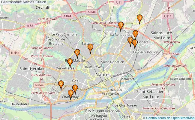 plan Gastronomie Nantes Associations Gastronomie Nantes : 18 associations