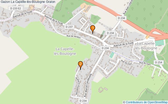 plan Gazon La Capelle-lès-Boulogne Associations gazon La Capelle-lès-Boulogne : 2 associations