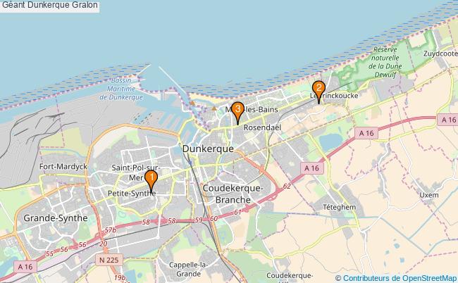 plan Géant Dunkerque Associations Géant Dunkerque : 4 associations