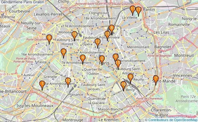 plan Gendarmerie Paris Associations gendarmerie Paris : 20 associations