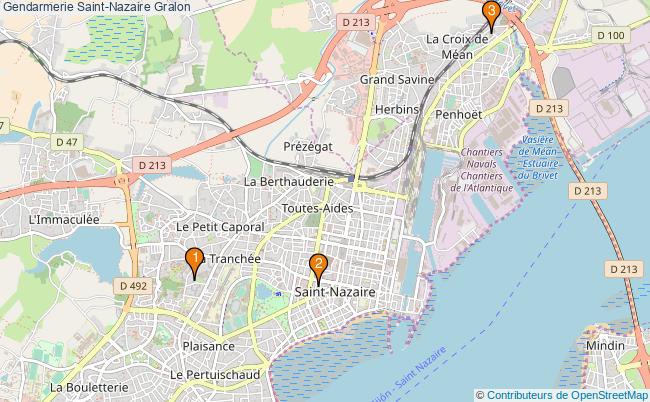 plan Gendarmerie Saint-Nazaire Associations gendarmerie Saint-Nazaire : 3 associations