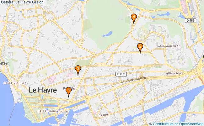plan Général Le Havre Associations Général Le Havre : 4 associations