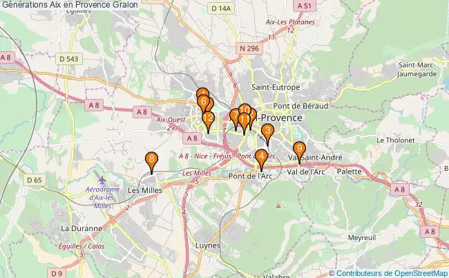 plan Générations Aix en Provence Associations Générations Aix en Provence : 12 associations