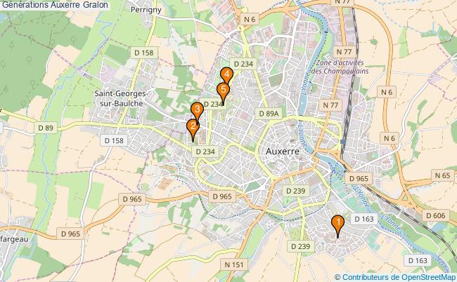 plan Générations Auxerre Associations Générations Auxerre : 5 associations