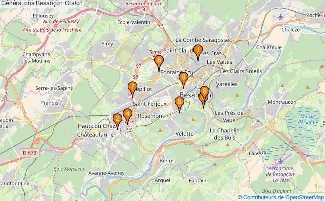 plan Générations Besançon Associations Générations Besançon : 13 associations