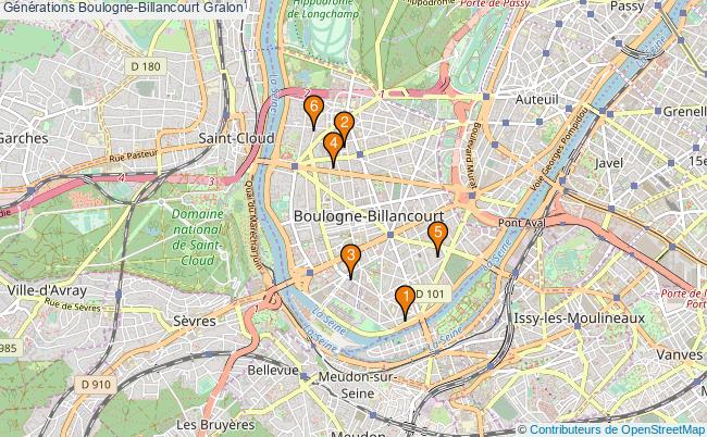 plan Générations Boulogne-Billancourt Associations Générations Boulogne-Billancourt : 8 associations