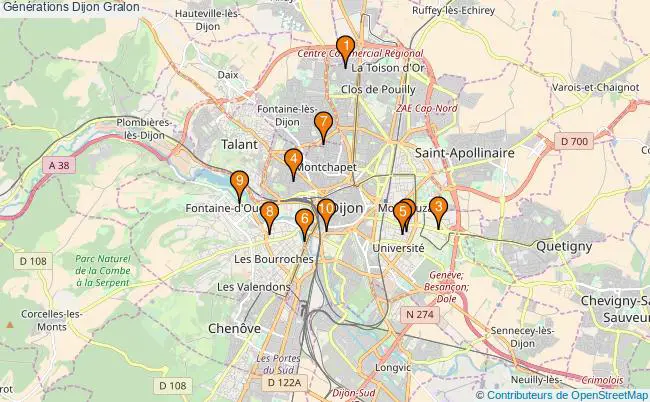 plan Générations Dijon Associations Générations Dijon : 11 associations