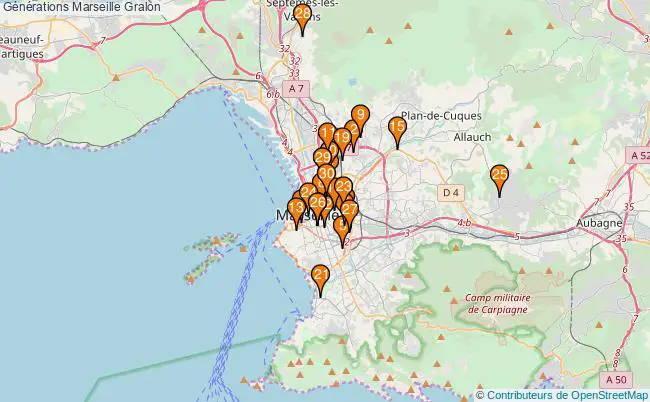 plan Générations Marseille Associations Générations Marseille : 107 associations