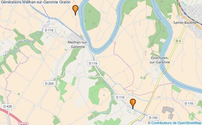 plan Générations Meilhan-sur-Garonne Associations Générations Meilhan-sur-Garonne : 2 associations